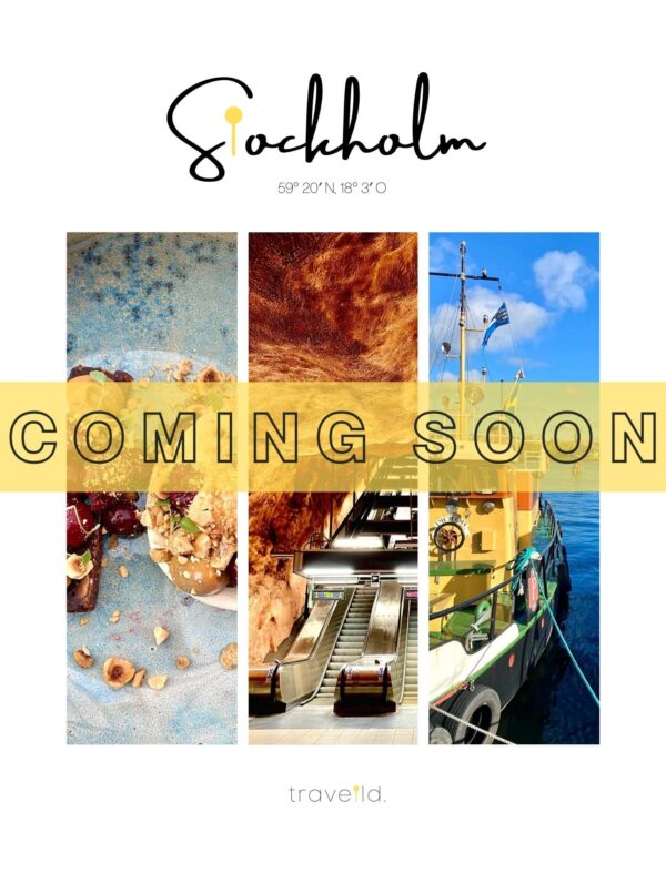 Travel Guide Stockholm, coming soon, Coverbild U-Bahnstation, Gamla Stan, Schwedisches Essen