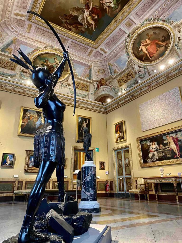 Galleria Borghese, Rom , Italien, Kunstausstellung, Skulpturen, Deckengemälde, Kunst