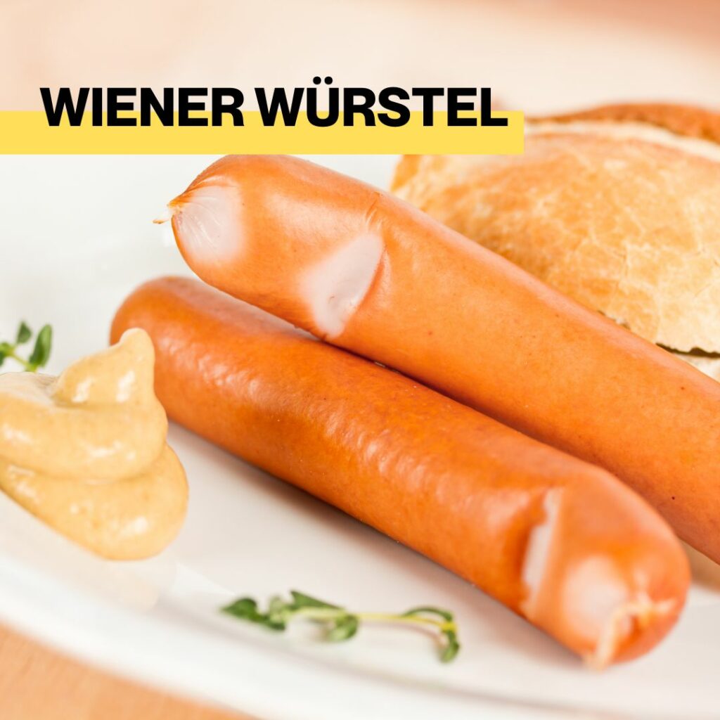 Wiener Würste mit Senf und Kren